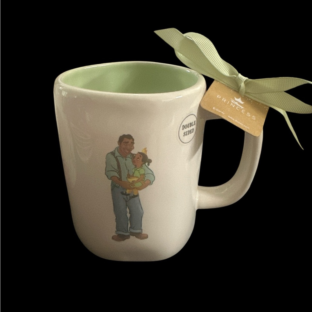 Rae Dunn Disney Princess Tiana Mug Double Sided GIRL DAD Princess And The Frog - Picture 3 of 5